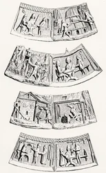 The Foundry of Precious Metals (illustration from Science and Literature in the Middle Ages and the Renaissance)